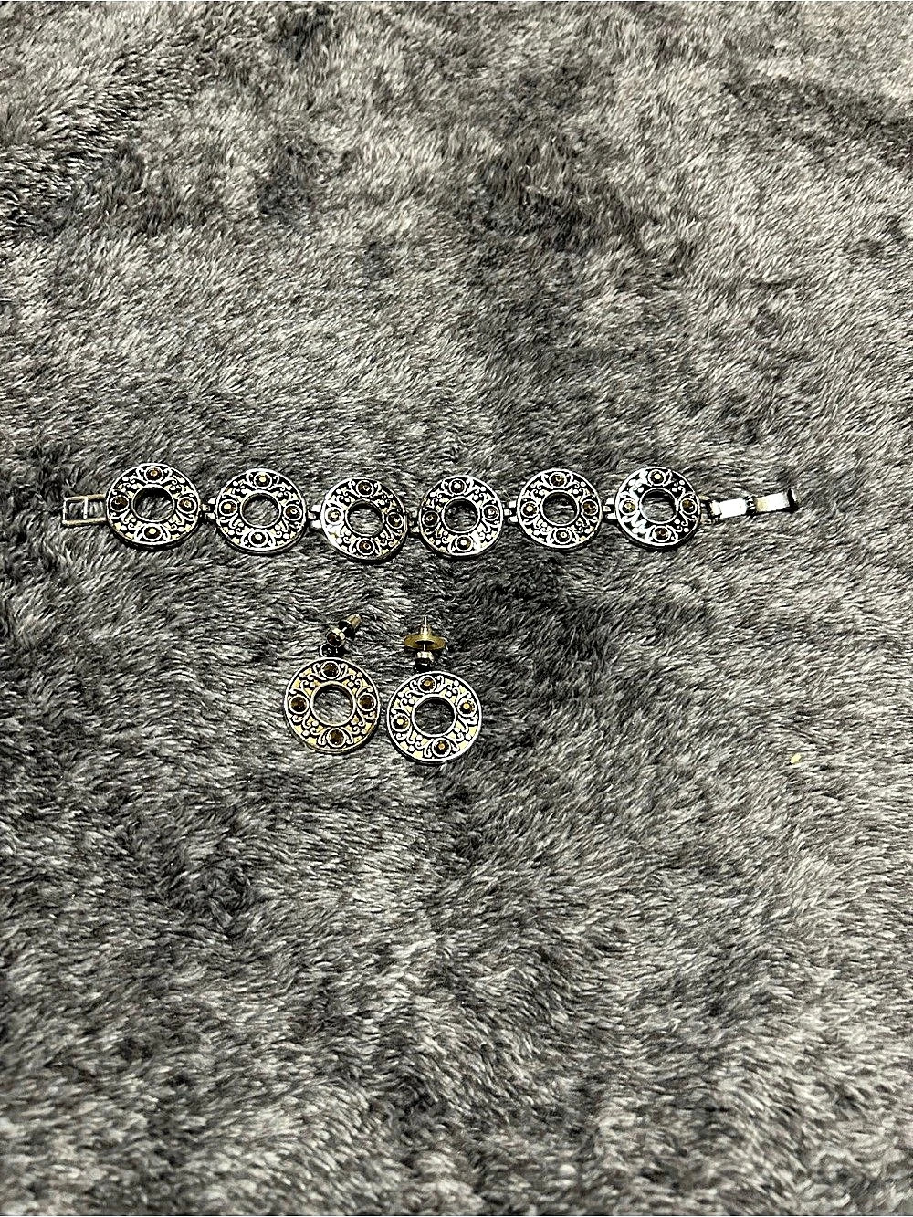 Brighton Gold & Silver Bracelet and Earrings